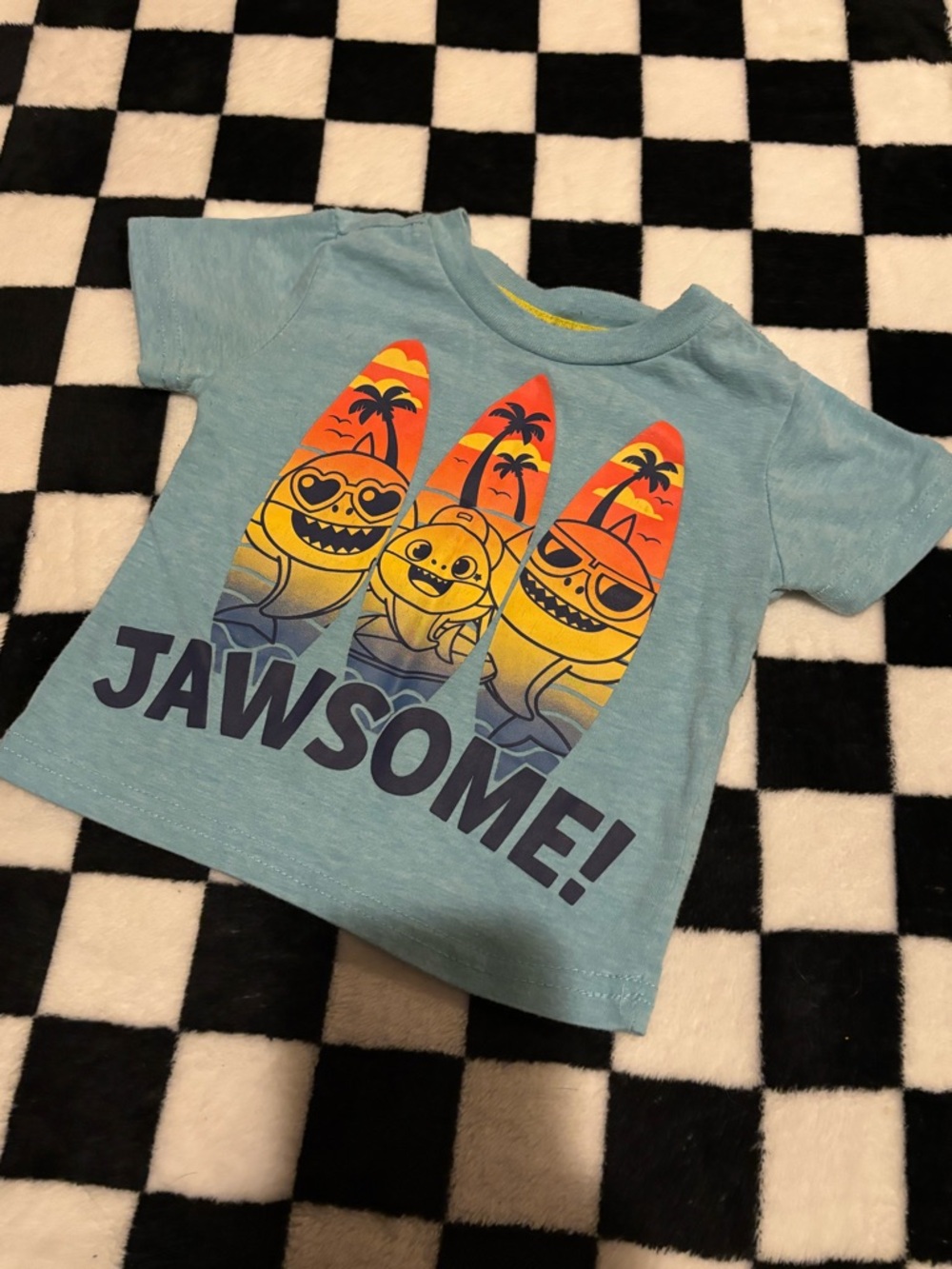 12 month baby shark shirt